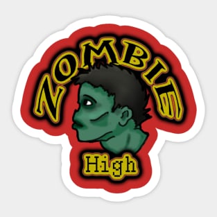 Zombie High Sticker